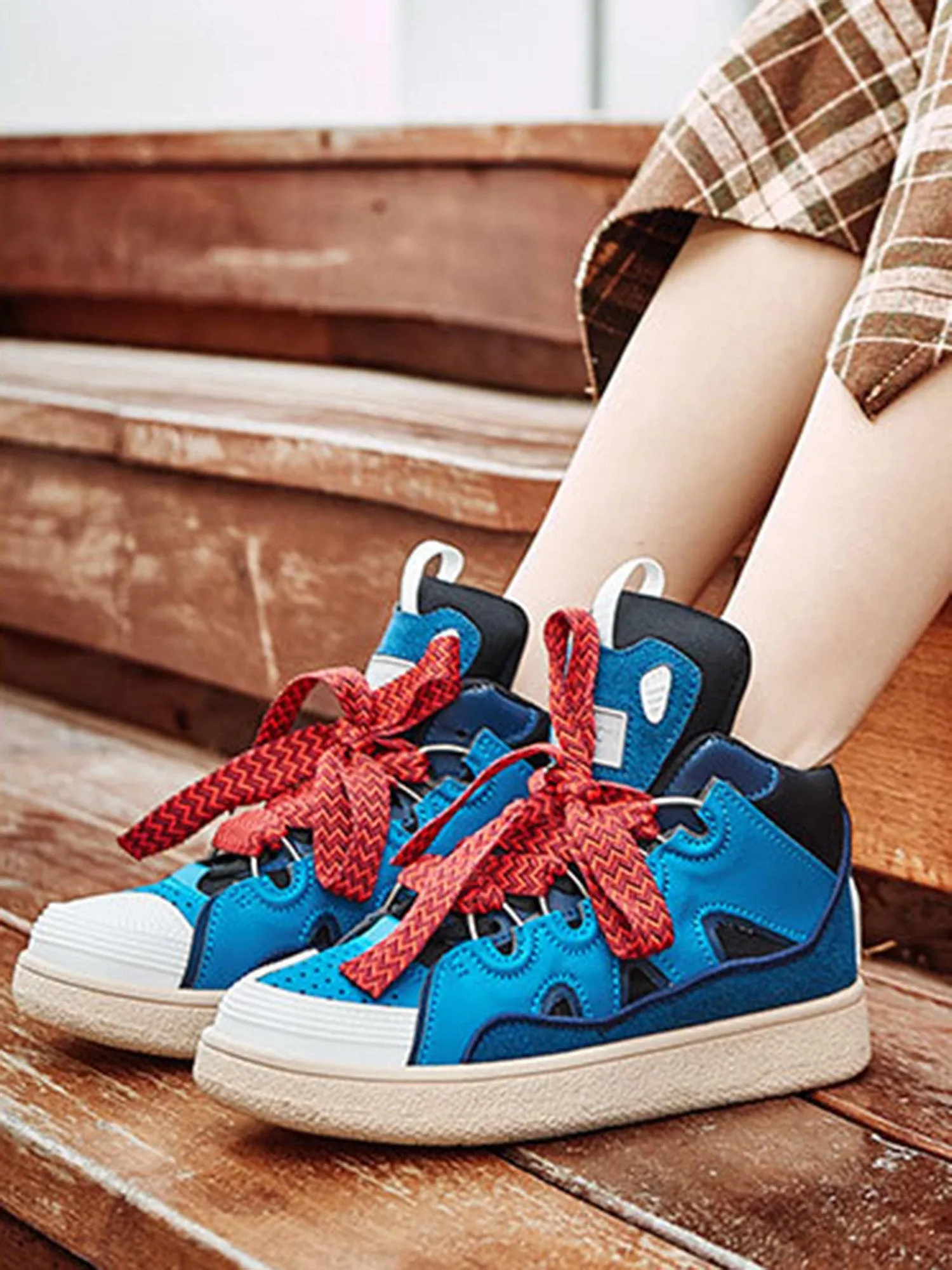 Thesupermade Hip-Hop High-Top Casual Sneakers - 1845