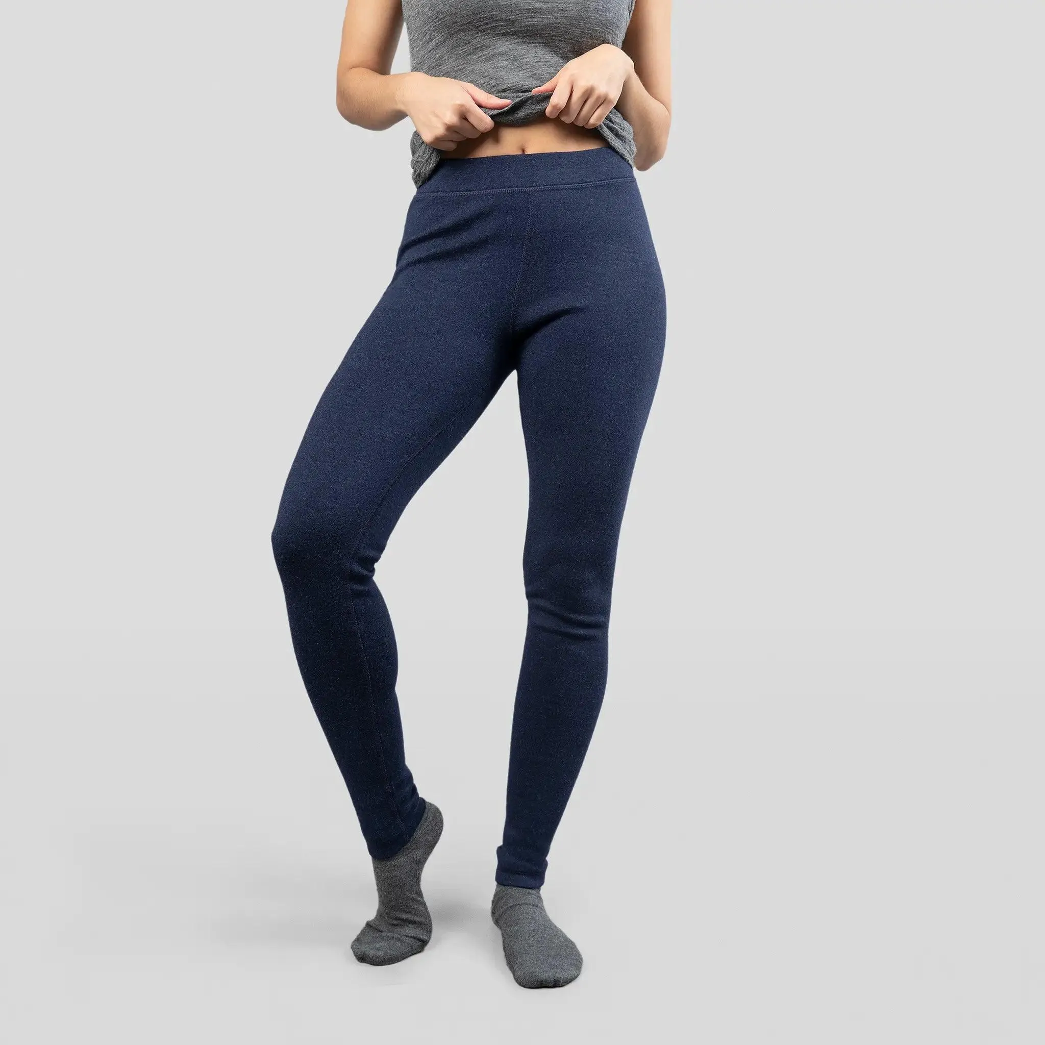 Women's Alpaca Wool Leggings: 420 Midweight