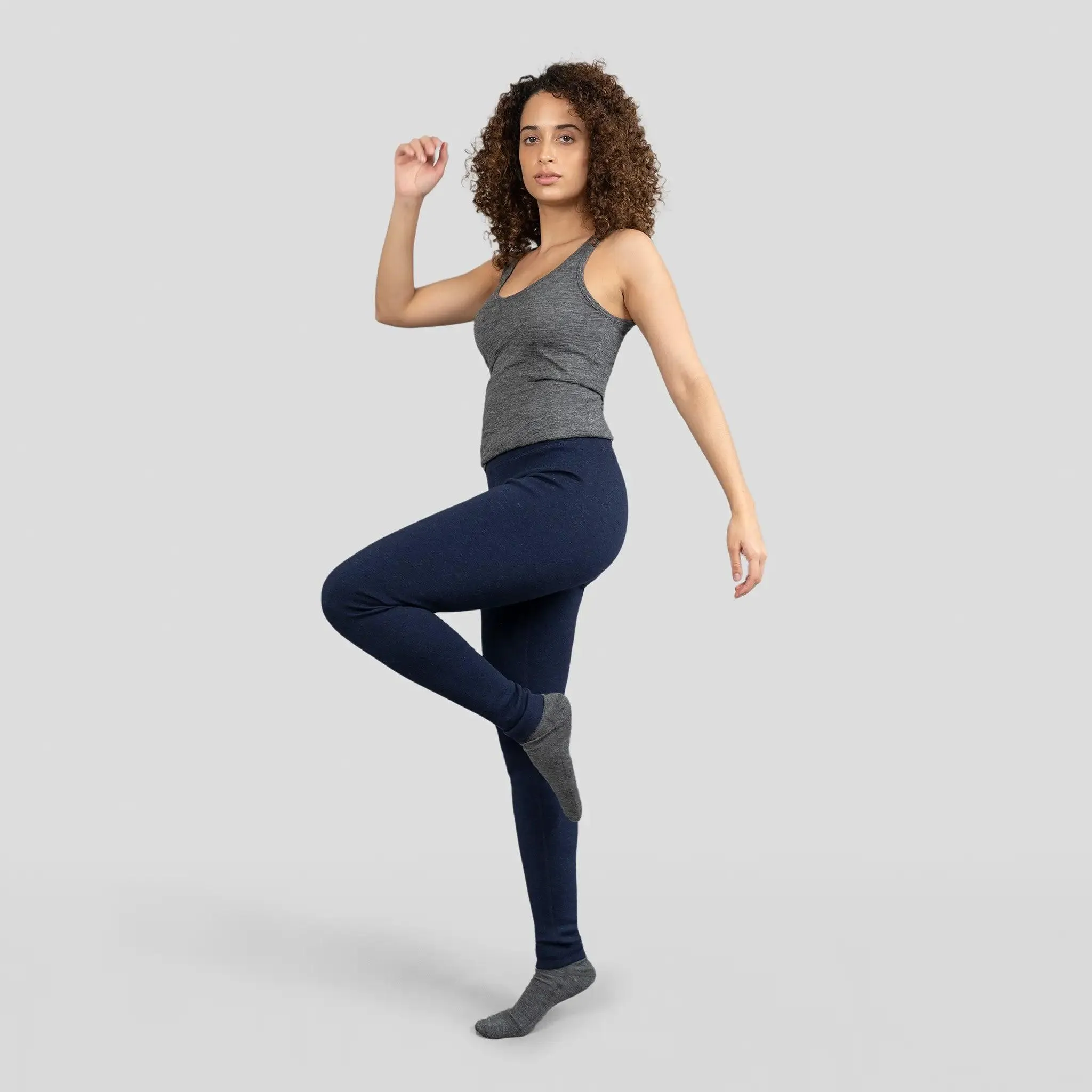 Women's Alpaca Wool Leggings: 420 Midweight